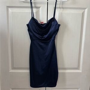 Small navy blue Windsor dress